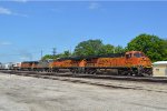 BNSF 6757 with the GALTUL and a fresh shopped farmrail geep